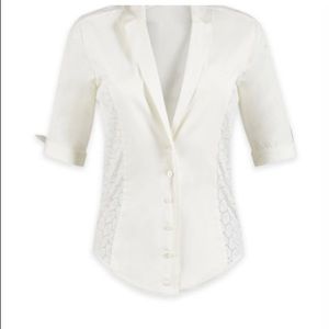 Anne Fontaine button down white shirt